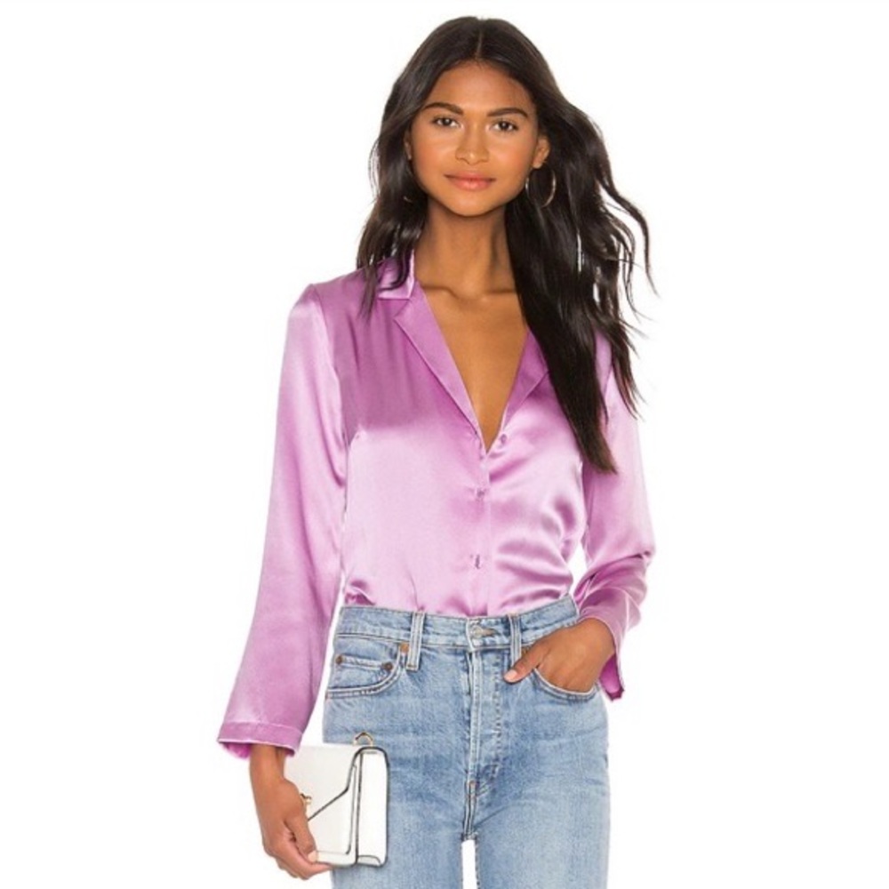 Amanda uprichard lilac bodysuit